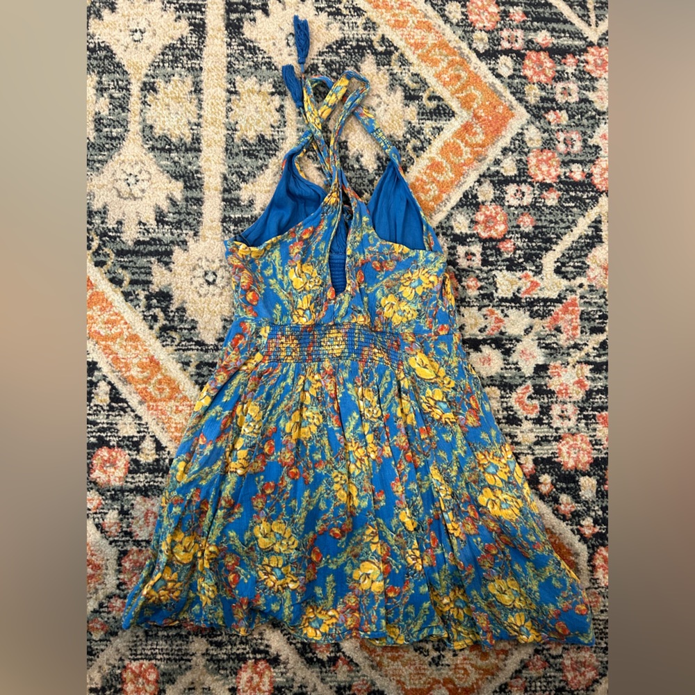 Free People floral mini dress
